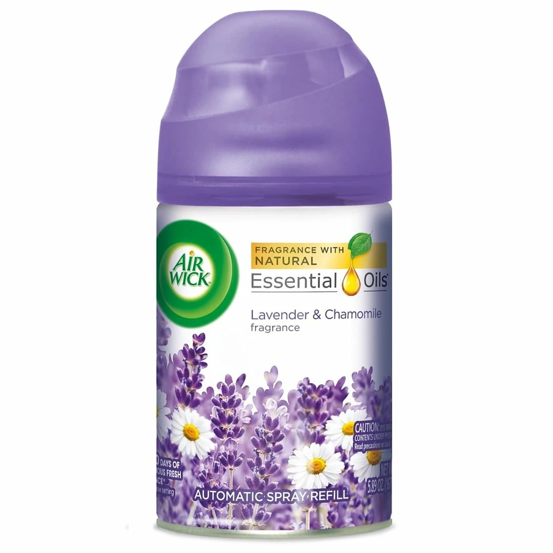 Air Wick Freshmatic Refill, Lavender/Chamomile, Aerosol, 6.17oz 3 Air Wick Freshmatic Refill, Lavender/Chamomile, Aerosol, 6.17oz