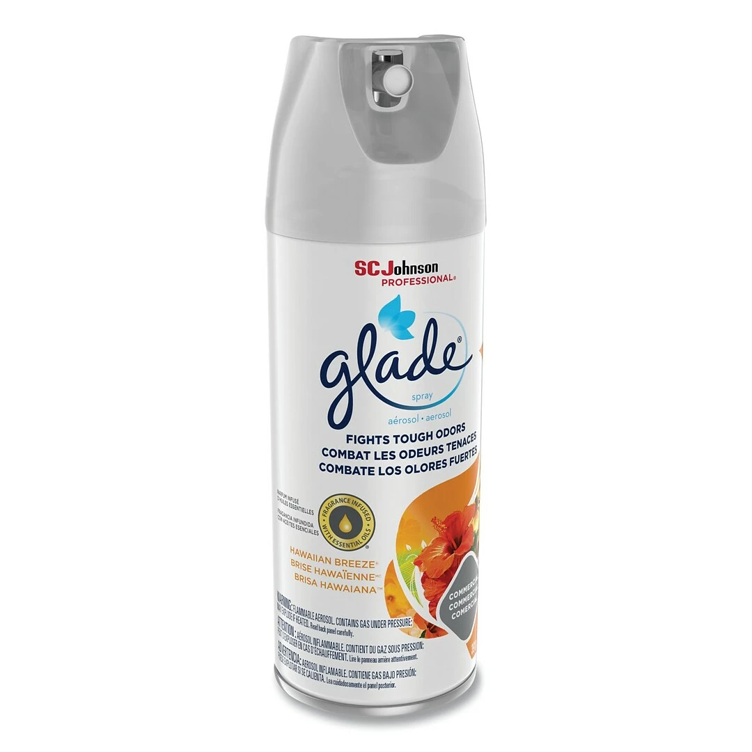 Glade Air Freshener, Hawaiian Breeze Scent, 13.8 Oz Aerosol Spray, 12/Carton - Image 3