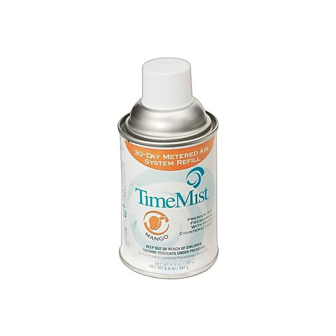 TimeMist Premium Aerosol Refill, Mango, 12/Carton (1042810) 3 TimeMist Premium Aerosol Refill, Mango, 12/Carton (1042810)