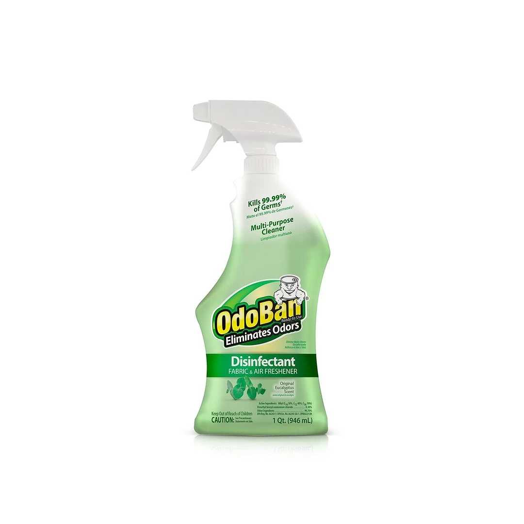 ODOBAN Disinfectant Spray, Original Eucalyptus/Lavender, 32 Fl. Oz., 12/Carton (91EUCLAVSPK-STP) 4 ODOBAN Disinfectant Spray, Original Eucalyptus/Lavender, 32 Fl. Oz., 12/Carton (91EUCLAVSPK-STP) - Image 2