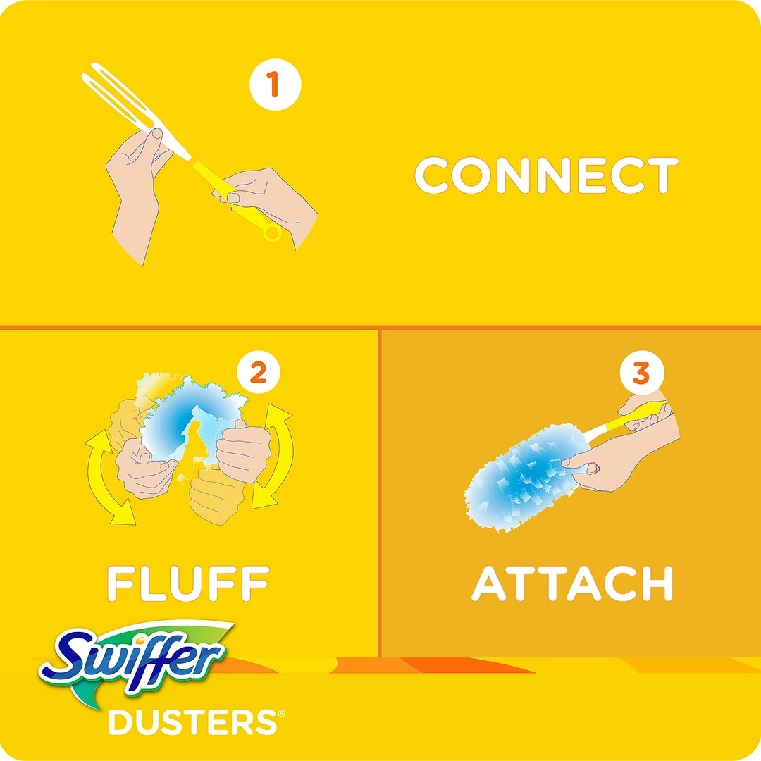 Swiffer Dusters Blend Kit, Blue, 5/Box (40509) 8 Swiffer Dusters Blend Kit, Blue, 5/Box (40509) - Image 6