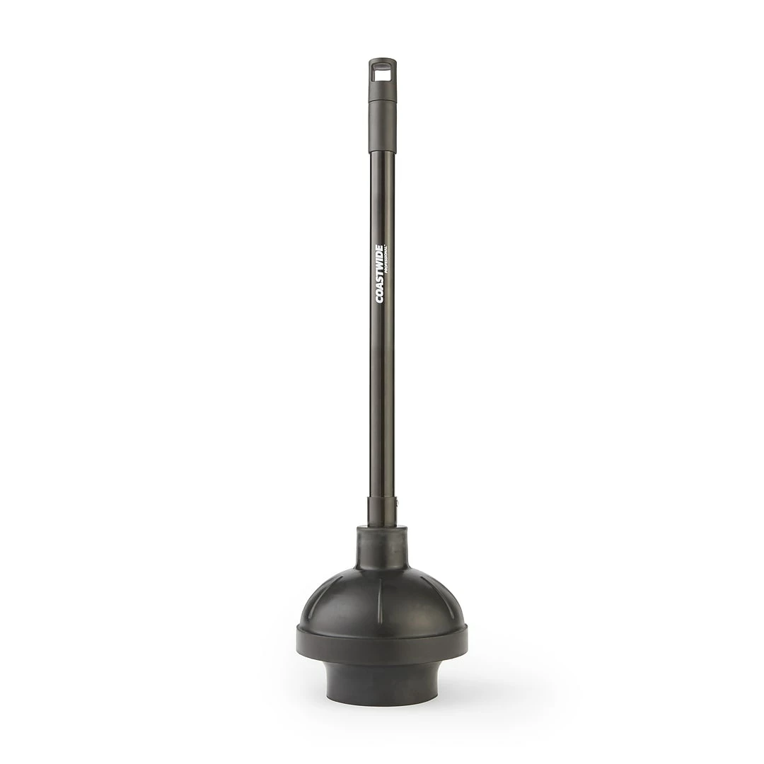 Coastwide Professional™ 20" Toilet Plunger, Black (CW60568)