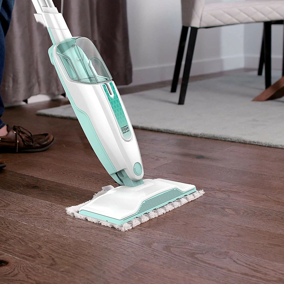 Shark Steam Mop Stick Steam Cleaner, White (S1000) - Image 2