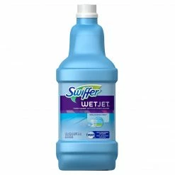 Swiffer WetJet Multi-Purpose Floor And Hardwood Liquid Cleaner Refill, Fresh Scent, 42.2 Oz., 4/Carton (23679CT)