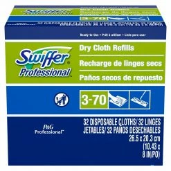 Swiffer Professional Regular Dry Cloth Refills For Swiffer Sweeper