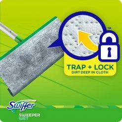 Swiffer Sweeper TRAP + LOCK Wet Mop Cloth, Open Window Fresh, 38/Pack (00742) 13 Swiffer Sweeper TRAP + LOCK Wet Mop Cloth, Open Window Fresh, 38/Pack (00742) -Febreze shop unnamed file 933