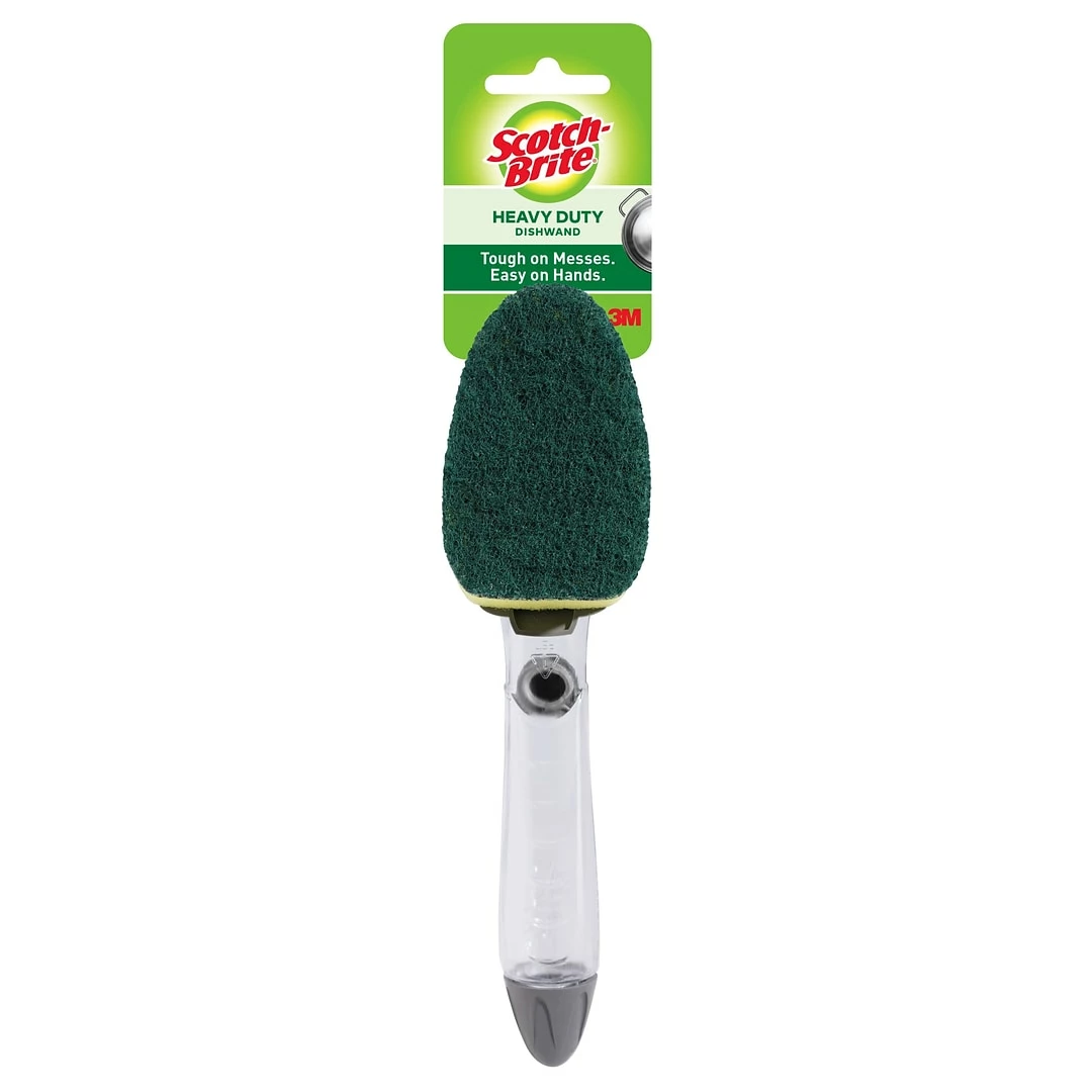 Scotch-Brite® Heavy Duty Dishwand, Green/Yellow, 1/Pack (650-4) 3 Scotch-Brite® Heavy Duty Dishwand, Green/Yellow, 1/Pack (650-4)