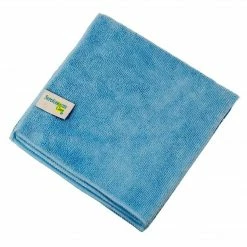 O'Dell Microfiber Cloth, 16 X 16 With ServiceMaster Clean Tag, Blue, 12/PK