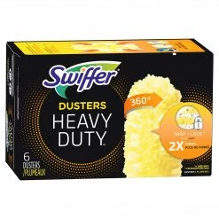 Swiffer Heavy Duty Duster Cloth Refills, Yellow, 6/Pack (16944)